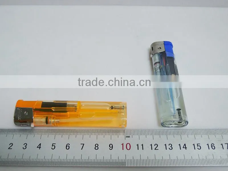 Best quality electric lighter transparent recharge lighter cheap lighter price