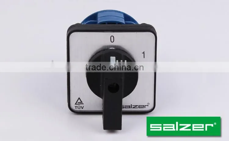 SALZER SA16 2-1 0-1 Rotary Selector Switch (TUV,CE and CB Approved)