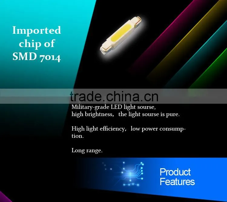Hot selling smd t20 7014 chips flashing led car side light bulbs