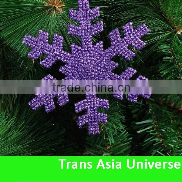 Hot Sale plastic hanging snowflake decorations