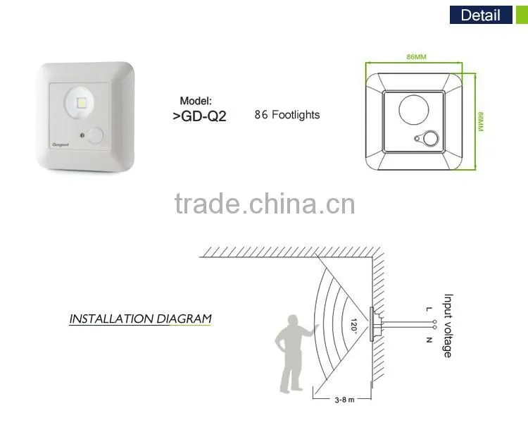 86 footlights LED intelligent light led light manufacturers