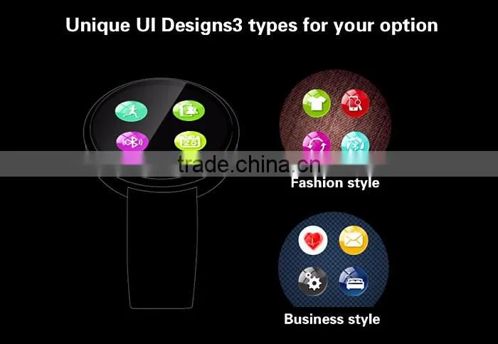 china cheap smart watch phone with round panel/heart rate watch phone