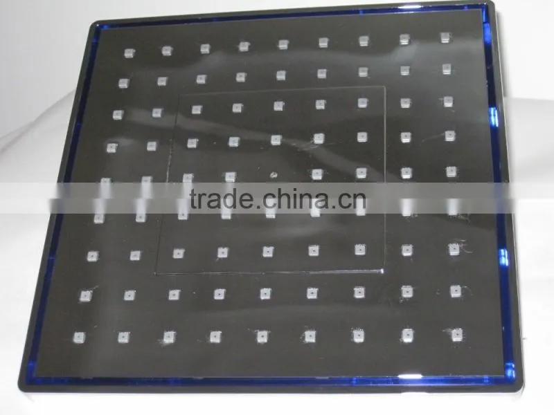 Factory direct bathroom 8 inch abs top square shower head