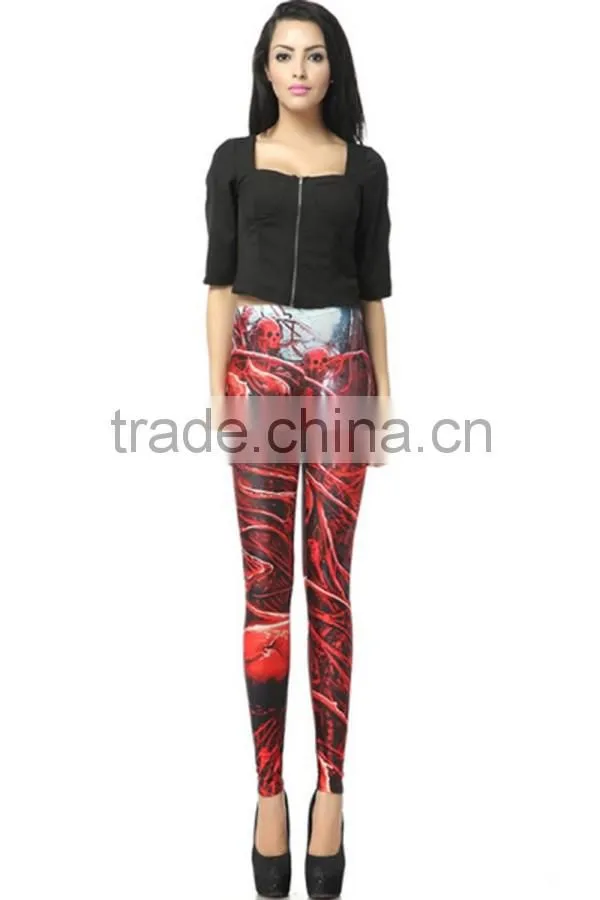 Spandex sublimation women yoga leggings with custom logo