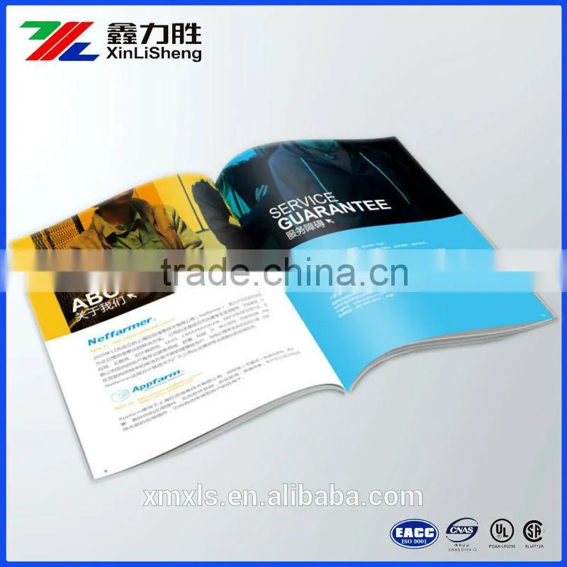 2015 Pantong Colorful Custom printed Company Catalog ; Luxury Fashion Magazines custom printed