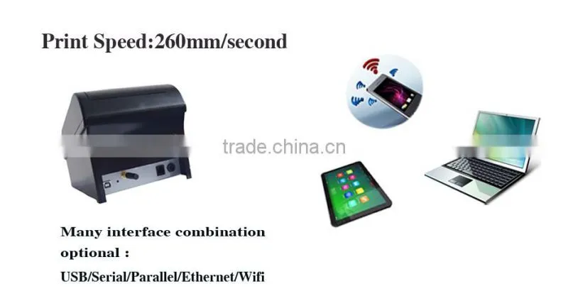 Newest portable wifi thermal receipt printer From Factory directly (pos--8220 wifi)