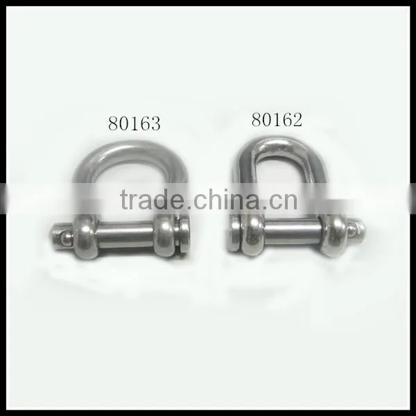 Dgjinyu Popular stainless steel 4mm shackle, Paracord bracelet shackle with clevis pin