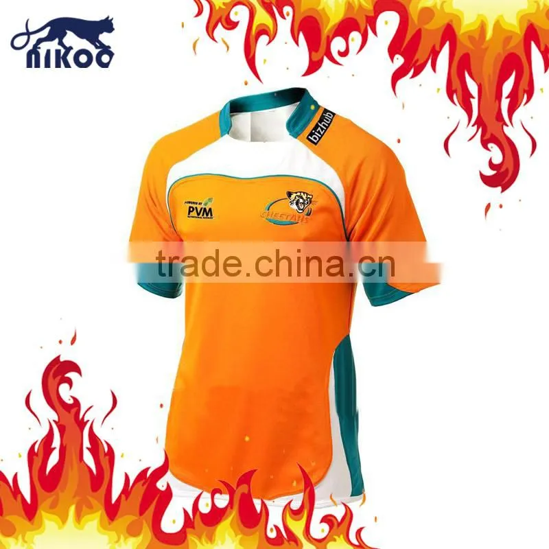 Top quality tight fit women's custom striped dry fit college sublimated rugby football jersey/uniform