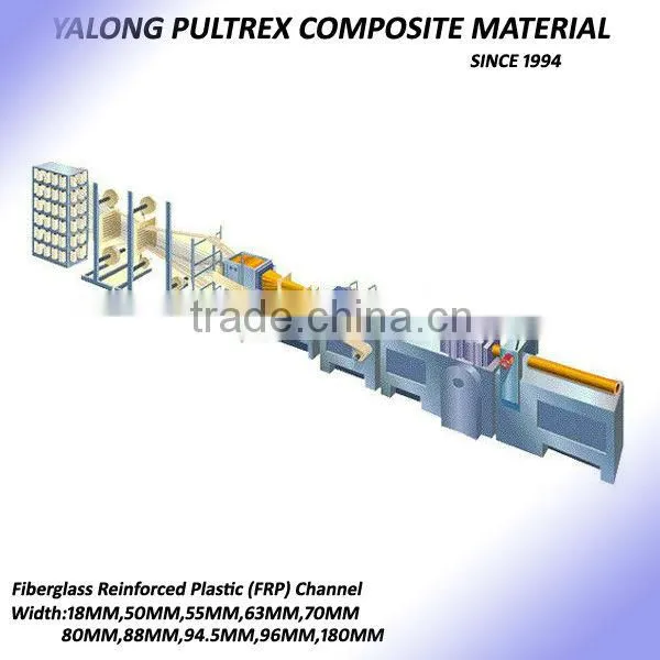 Pultruded FRP Profie,Fiber Glass Channel,Anti-corrosion Work Platform Use