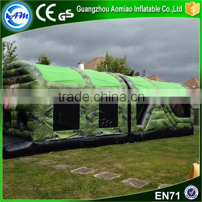 New design high quality boot camp inflatable turbo rush obstacle course adult inflatable obstacle course