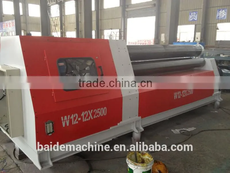 W12 series hydraulic plate bending machines,4 roll designed by China