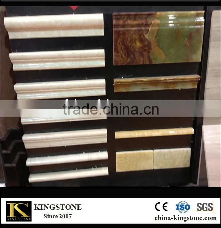 Portoro Black Marble Moulding and Stone Border