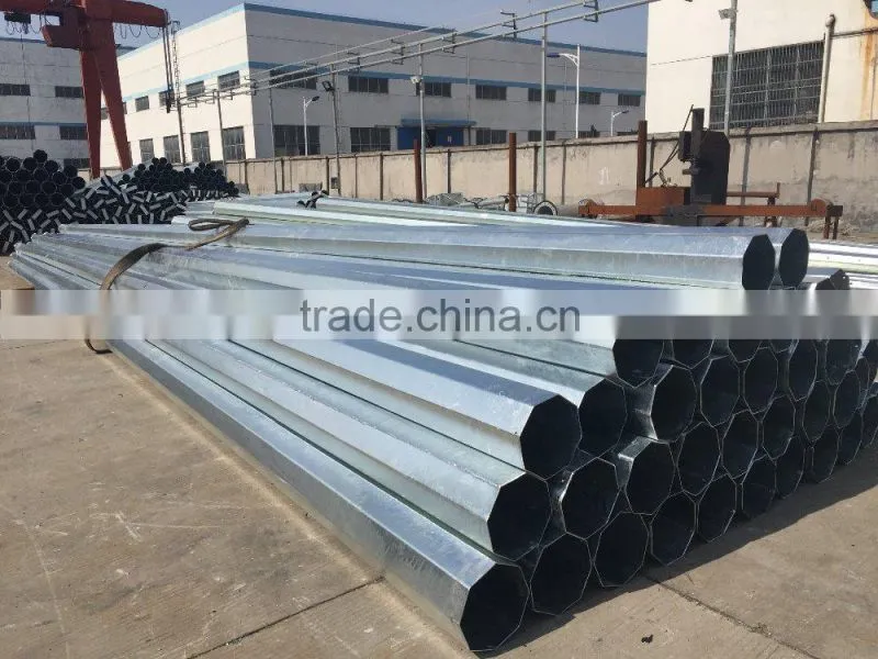 hot-dip-galvanized transimission poles