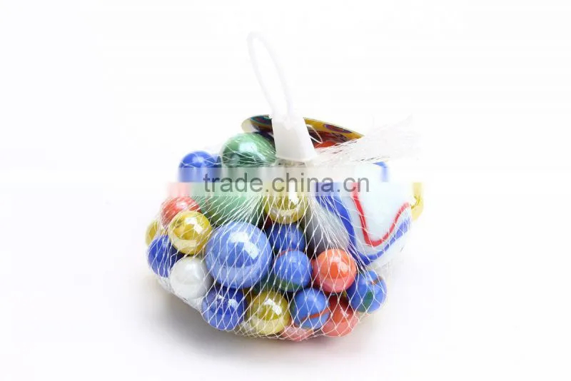 hot promotion fashion decorative round glass marbles with EN71