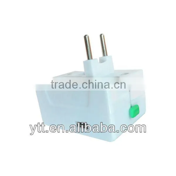 All in one travel adapter with 4 plugs for your trip
