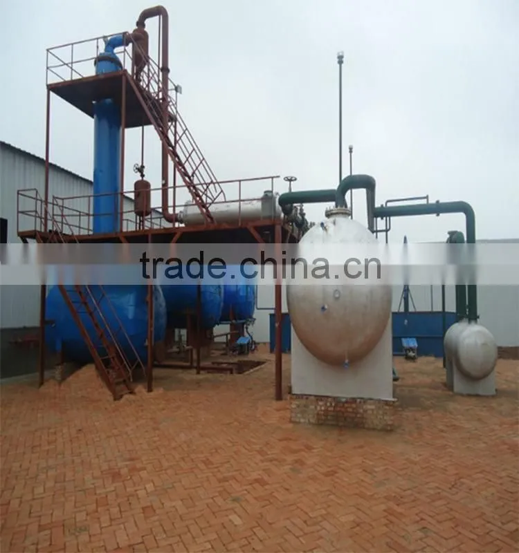 Waste/Used Engine Oil/Motor Oil/Pyrolysis Oil Refining To Diesel Fuel, Base Oil Distillation Machine