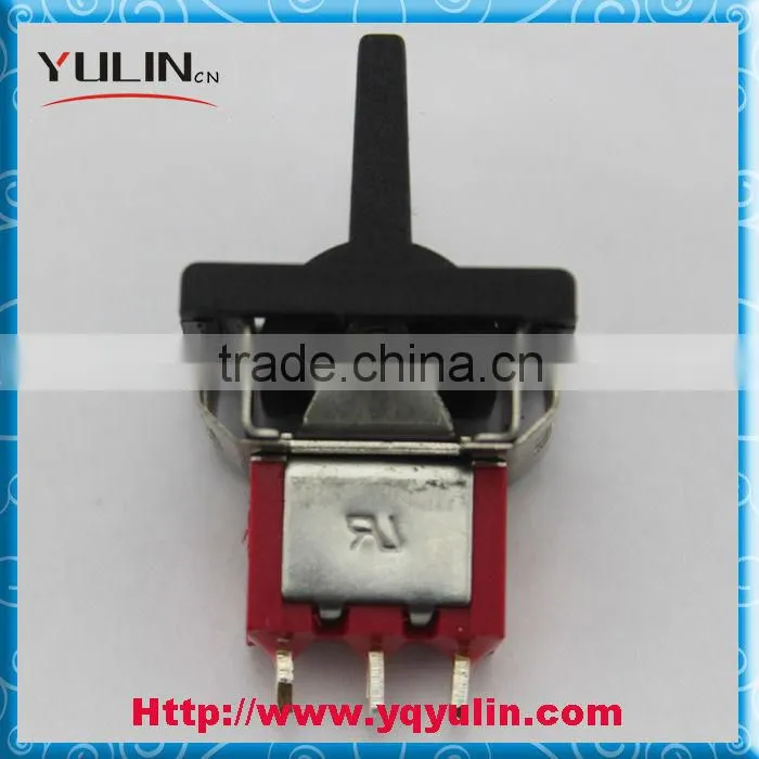 Hot Selling 3 Pin Red Base Mini (ON)-OFF-(ON) 5A 250Vac Toggle Switch Cover