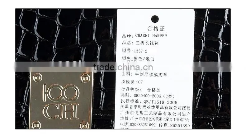 2016 bills folder photo-bit card bit long section of high-end handbags leather clutch wallet tri-fold more fashion