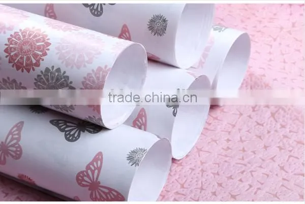 Custom printed flat sheet gift wrapping paper