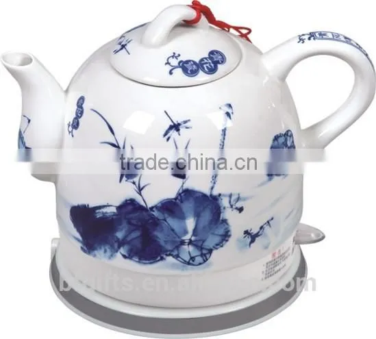 Hot selling ceramic electric custom design hotel kettles-