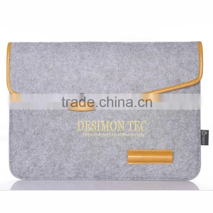 2015 hot new product china supplier felt tablet case for lenovo a5000 fashion case for women multifunction
