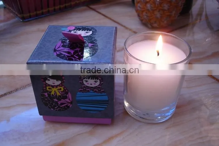 Hot sale for decoration gift box scented soy candle