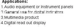 Factory price ! 0.8 inch 3 digits single color led segment display