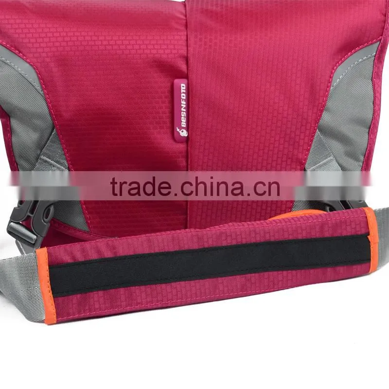 Besnfoto BN-2002 Multicolor Large Capacity Light Reflection Strip Design Camera Shoulder bag for Girls