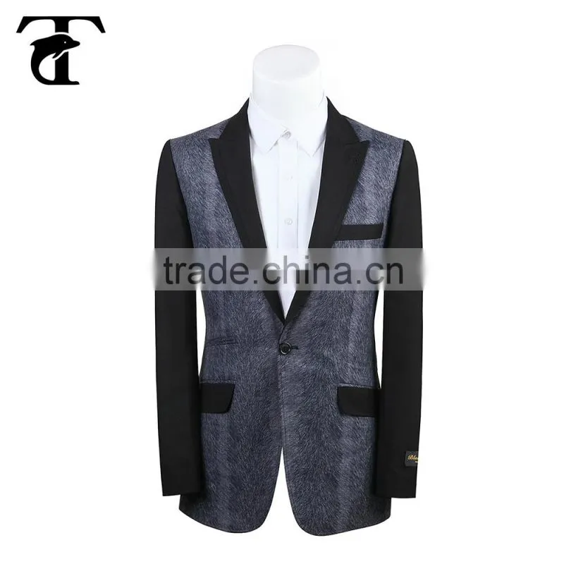 2015 new design men suit cheap mens clothing custom men blazer