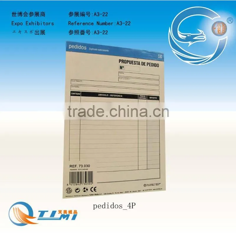 pedidos,cash receipt book,restaurant small docket book,docket book,phone message book