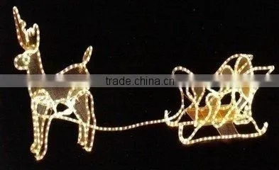 christmas lights drape LED magic colour christmas lights for outdoor project/LED 3D motif christmas deer snowman