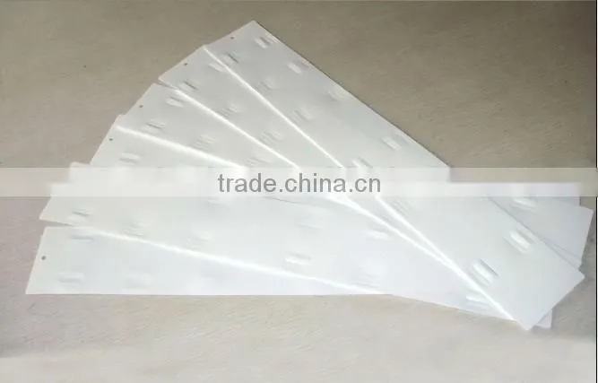 new customized white pp printing clip strip
