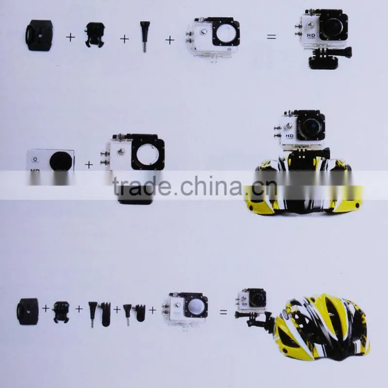 1080p 12M Sports Camera Action Helmet DV iOS Android App 30m HD WIFI SJCAM SJ4000