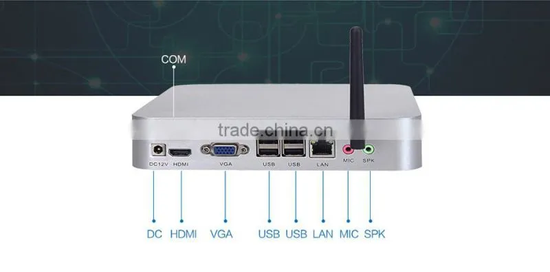 Wholesale L19X E350 8G RAM 1TB HDD Mini PC Computer Personal Computer Barebone Mini PC With abs plastic case