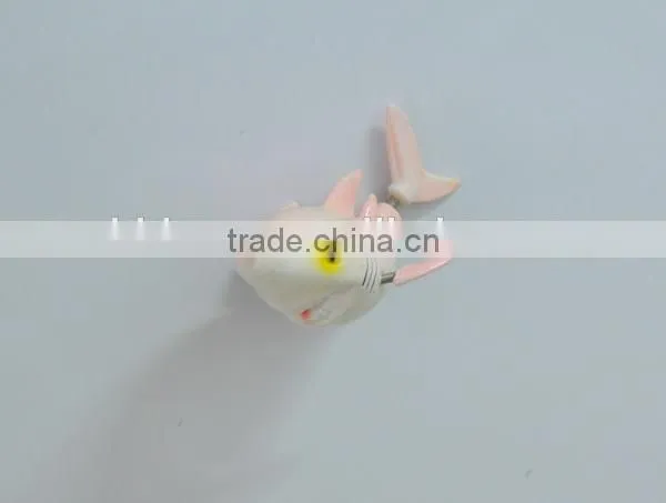 3.5 inch Factory Custom 3D Plastic Shark Refrigerator Magnets