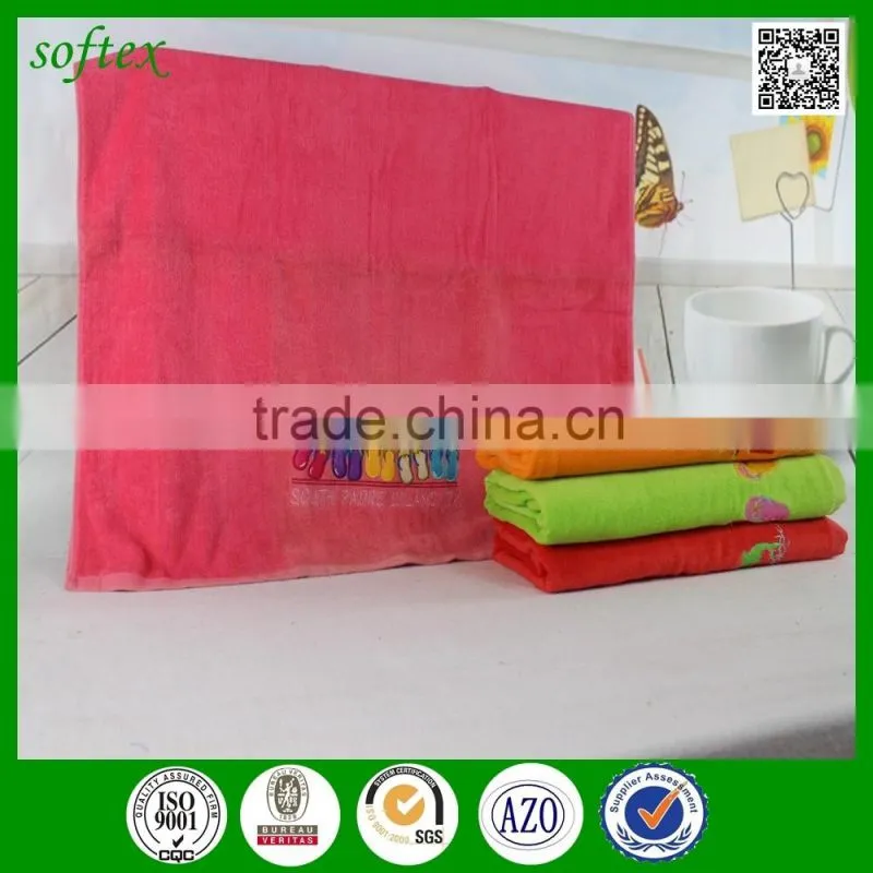 wholesale flip flop design personalized beach towels for kids