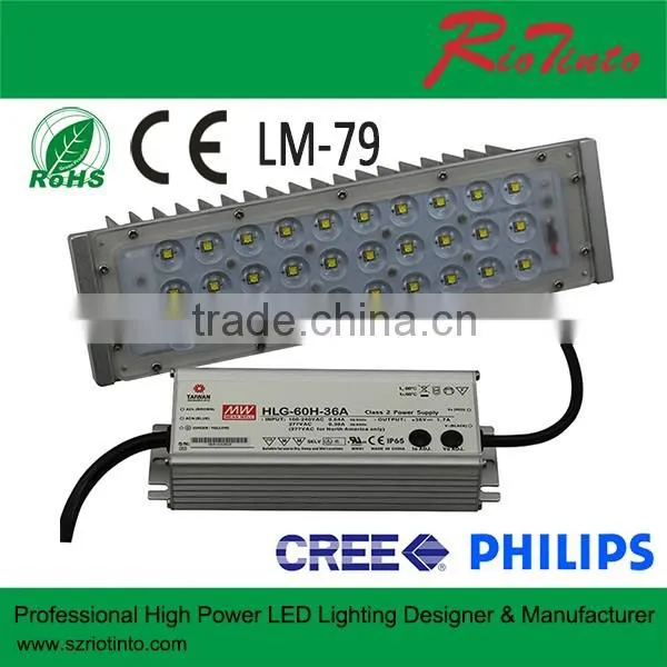 5-7years warranty ip65 industrial aluminum 50w 60w LED wall pack light led module / led shoebox retrofit kit
