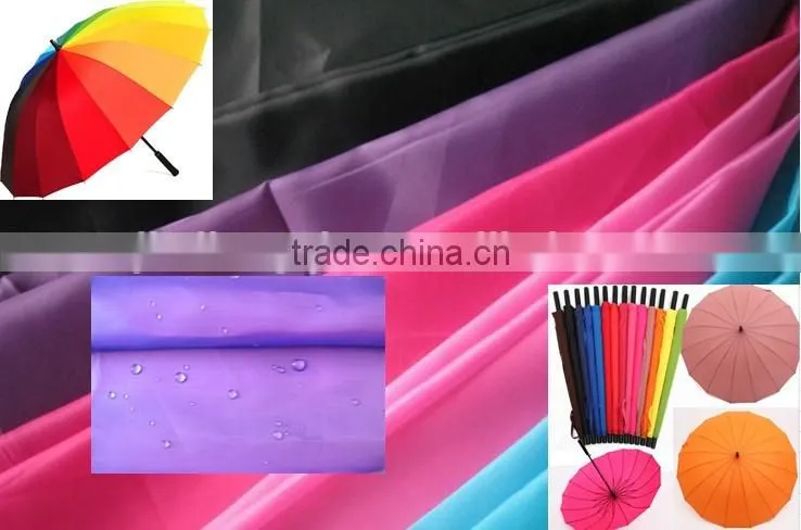 Factory wholesales 2014 newly umbrella and rain coat design polyester taffeta waterproof fabric