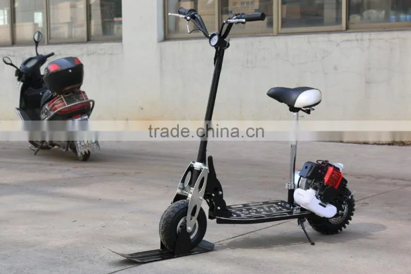 49cc gas powered scooter with sledge four season use