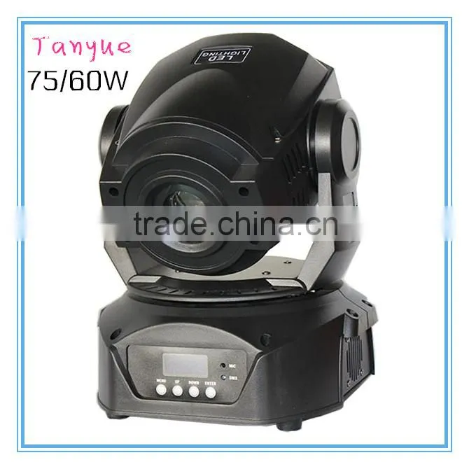 2015 hot sales 60w gobo led moving head sharpy beam light dj disco lights