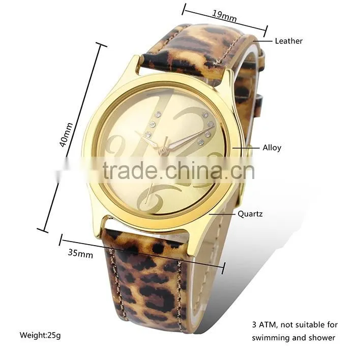 Jewelry Set 2016 Women Brown Leather Shenzhen Watch Factory