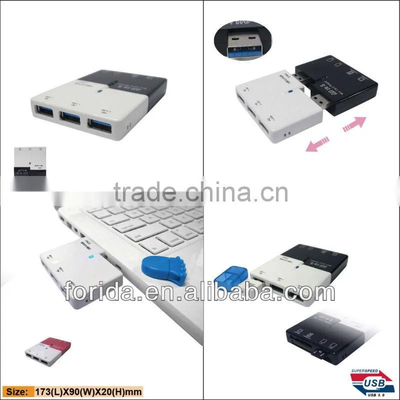 HI speed usb 3.0 combo card reader