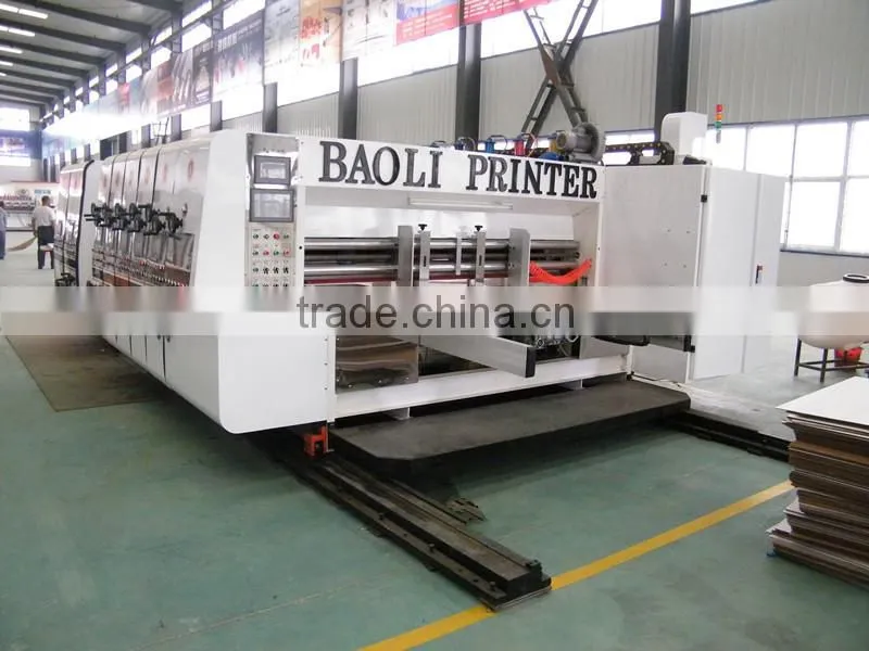Remarkable performance Automatic 5 color corrugated carton flexo printer slotter die cutter machinery