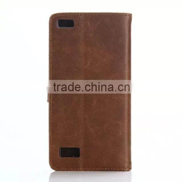Wholesale wallet pattern leather case for Blackberry LEAP with card slot holder