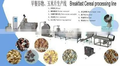 Extruder breakfast cereal machine