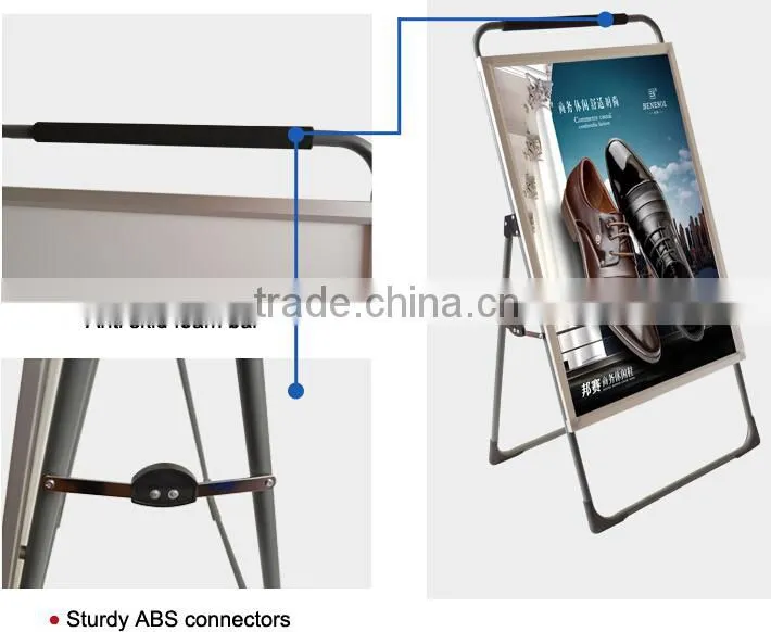 New product Outdoor Steel A frame Sign Board with Handle