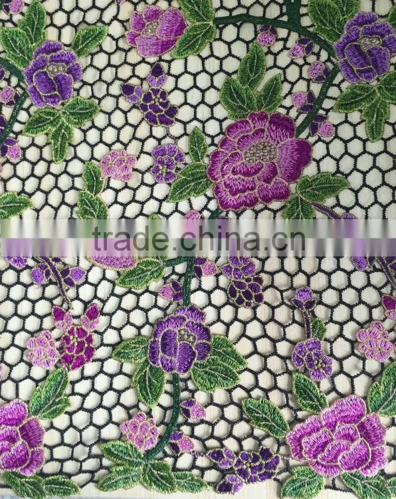 Colorful water soluble fabrics