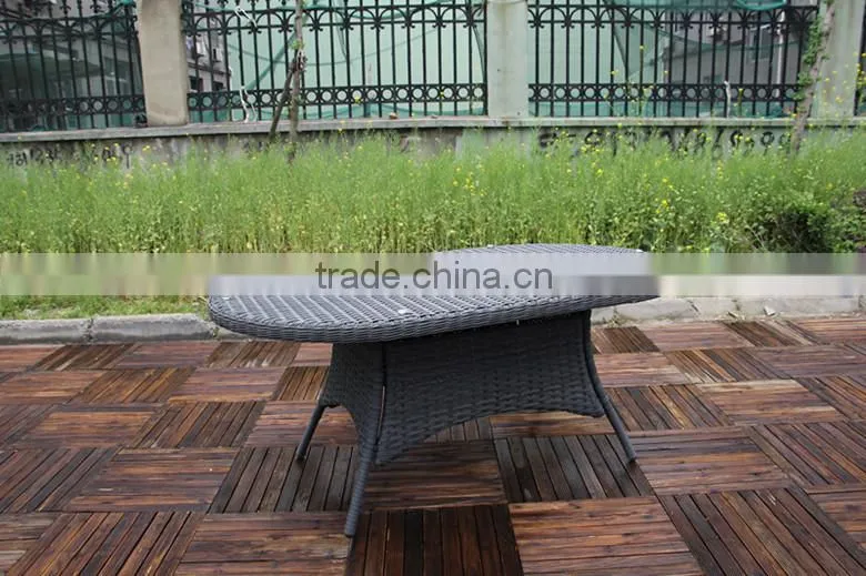 OVAL ALUMINIUM TABLE GARDEN FURNITURE