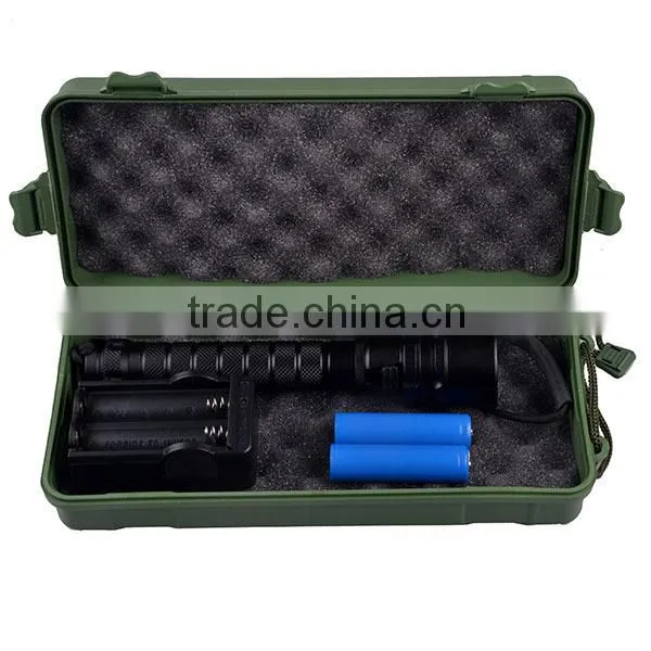 Diving Usage Wide Angle Aluminum 3000 High Lumen Torch Flashlight