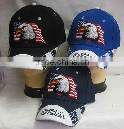 2016 new design hot sale 100% cotton custom embroidery sport cap with waterproof